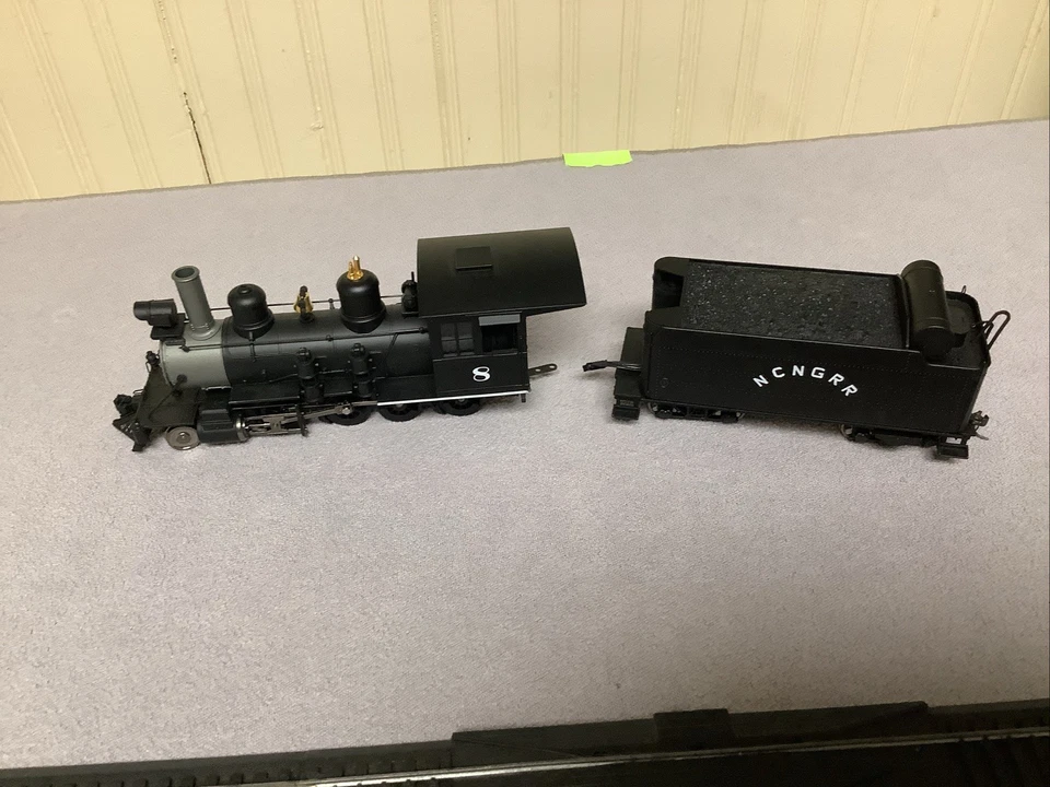 Broadway Limited ON30 Nevada county Narrow Gauge RR 2-8-0 Locomotive & Tender - Image 1 of 4