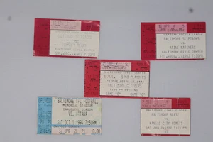 Lot Baltimore's 1982 Skipjacks 1980 Clippers 1994 Stallions 1987 Blast Tickets - Bild 1 von 7