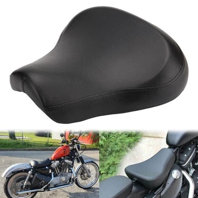 Motorcycle Rider Solo Seat Cushion For Harley Sportster 883 1200 48 72 1983-2003 Foto 1 de 4