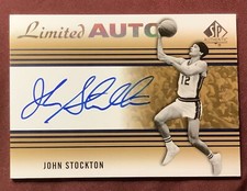 2014-15 SP Authentic NCAA John Stockton Gold Limited On Card Auto 2/5 Gonzaga