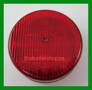 Luz marcador lateral de separación redonda Maxxima 2-1/2" 13 LED lente roja montaje de ojal - Imagen 1 de 2