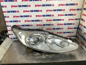 Ford Fiesta mk7 2009 DRIVER SIDE chrome head light lamp DAMAGE CLIPS - Picture 1 of 8