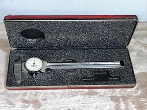 Starrett 120A-6 White Dial Caliper hardened, stainless steel - Picture 1 of 11