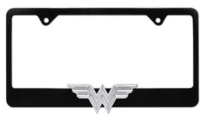 Wonder Woman 3D Black License Plate Frame - Bild 1 von 3