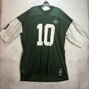Reebok Green White New York Jets Chad Pennington Jersey #10 NFL Football 2XL - Picture 1 of 7