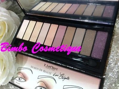 T LECLERC Farbpalette Die Elegante 10 -schatten Augenlider 01 Rose Sands Wert - Bild 1 von 3