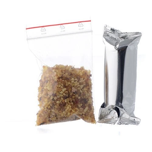 Incenso puro resina naturale in grani 40 gr - Olibano - Boswellia + 5 carboncini - Immagine 1 di 1