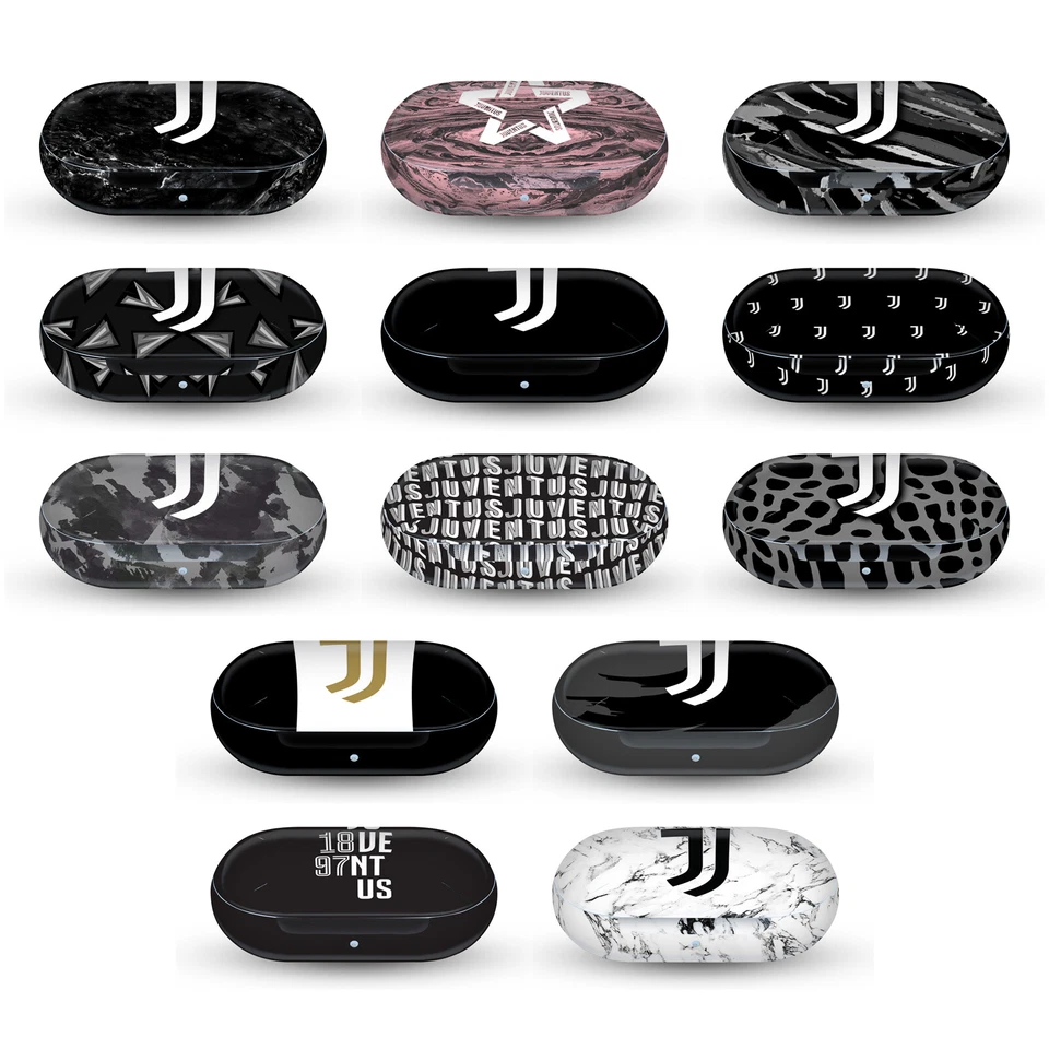 ADESIVO DE VINIL ARTE CLUBE DE FUTEBOL JUVENTUS OFICIAL DECALQUE DE PELE PARA SAMSUNG BUDS - Imagem 1 de 4