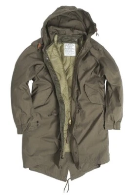 US Gi Shell Kapuzenparka Parka M51 Army Fieldparka Mod Feldparka Fishtail Large - Bild 1 von 4