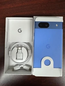 New - Google Pixel 8a 128GB 8GB RAM T-Mobile Locked- Bay Blue - Afbeelding 1 van 2