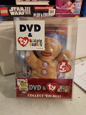 Nuevo gorro sellado Shrek The Halls DVD Plus Gingerbread Man raro Foto 1 de 4