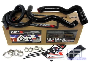 HPS Silicone Radiator+Heater Hose Kit for 91-01 Jeep Cherokee XJ 4.0L 4.0 Black - Picture 1 of 1