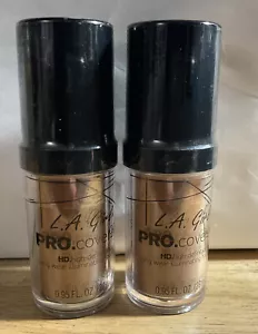L.A. Lote de 2 café sellado Girl HD Pro Coverage GLM654 - Imagen 1 de 3