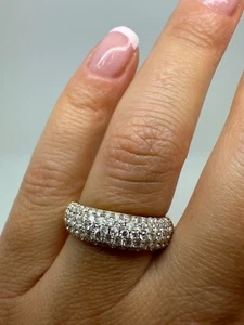 ANILLO DE DIAMANTES DE 1,00 QUILATES PAVIMENTO DE ORO AMARILLO DE 14 QUILATES GG438 - Imagen 1 de 22