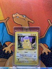 Pikachu Base Set 1999-2000 Exclusive 4th Print NM, 58/102 Pokemon Card.