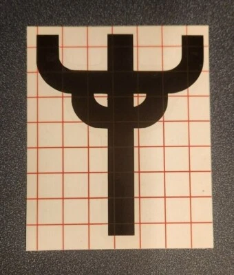 ORACAL Judas Priest Cross Vinyl Decal