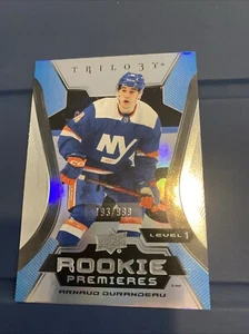 Arnaud Durandeau 2023-24 Upper Deck Trilogy Rookie Premieres Level 1 /999 RC - Picture 1 of 1