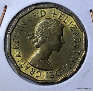 Royaume-uni Great Britain 3 pence 1964 nickel-brass AC99 - Imagen 1 de 4