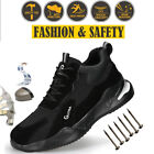 Womens  Safety Shoes Work Boots Steel ToeCap Trainers Mesh  Hiking Sports Shoes