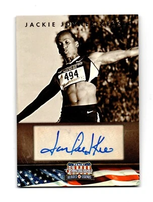 2012 Heroes and Legends JACKIE JOYNER KERSEE Olympic Champion Autograph 180/368 - Image 1 of 2