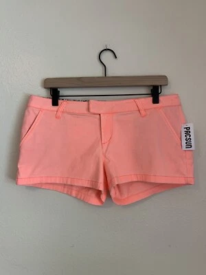 VOLCOM Hot Pink Shorts Juniors Women Cotton Corpo Class 9 NWT Y2K Low Rise 90s - Image 1 of 4