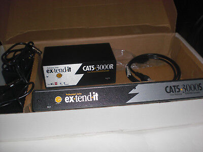 GEFEN Gefen CAT5 3000 Dual USB KVM Extender EXT-CAT5-3000 – Please Read - Used • 87.40£