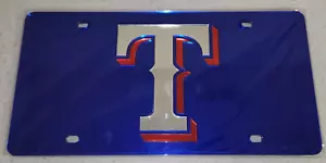 Texas Rangers MLB Laser Tag License Plate WinCraft - Picture 1 of 2