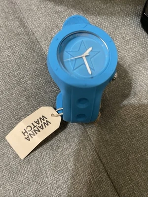 Converse Unisex Wristwatch Blue Rubber Sport Band Analog Quartz Wrist Watch NWT - Image 1 of 3