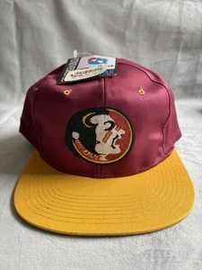 Vintage Florida State Seminoles Snapback Hat Cap FSU College W TAG - Picture 1 of 8