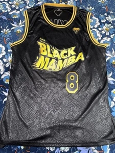 Kobe Bryant Black Mamba Jersey Mens Size XL Black Classic Los Angeles Lakers - Picture 1 of 8