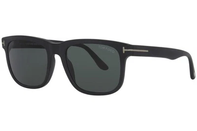 Gafas de sol Tom Ford Stephenson TF775 02N para hombre lentes negras mate/verde azulado oscuro 56 mm Foto 1 de 4