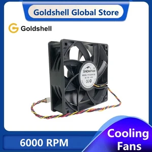 1/2/5/10Pack Mining Cooling Fans 6000RPM 12V for Goldshell Miner CK5 KD5 HS5 Lot - Afbeelding 1 van 10
