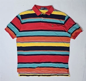 Polo Ralph Lauren Knit Polo Shirt XXL Multi Color - Picture 1 of 12