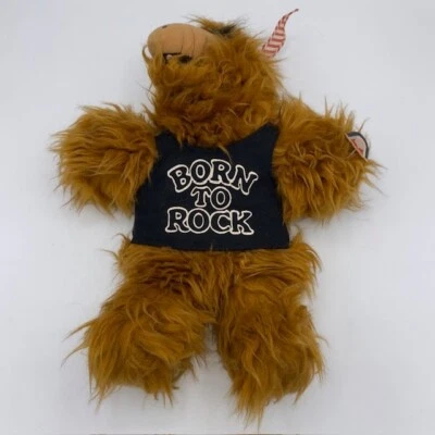 ALF Born To Rock 1988 Peluche Marioneta de Mano Juguete Alienígena 11 pulgadas Años 80 TV De Colección Foto 1 de 3