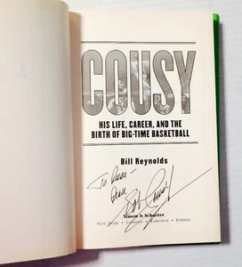 BOB COUSY HIS LIFE CAREER 2005 HCDJ BOOK SIGNED Boston Celtics Great - Picture 1 of 10