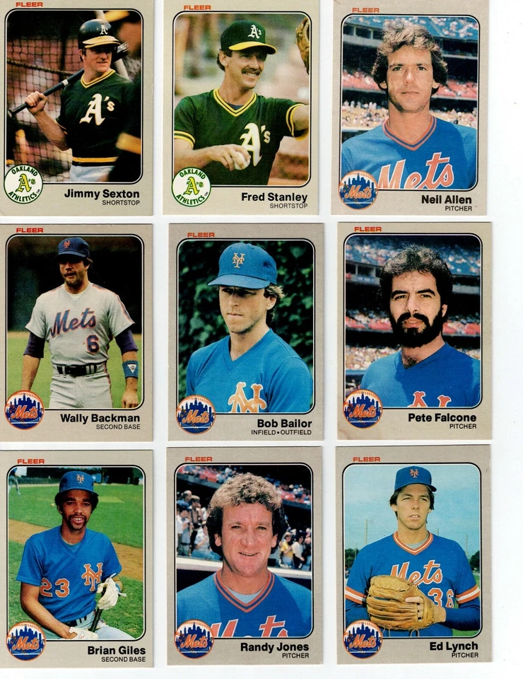 1983 FLEER BASEBALL- complete your set 501-660 - Image 1 of 1