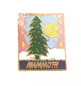 Mammoth Mountain California Ski Lodge Lapel Pin Hat Pinback - Picture 1 of 2