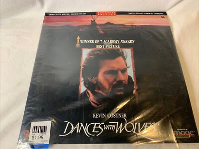Dances With Wolves Laserdisc LD Kevin Costner - So Nice - Image 1 of 4