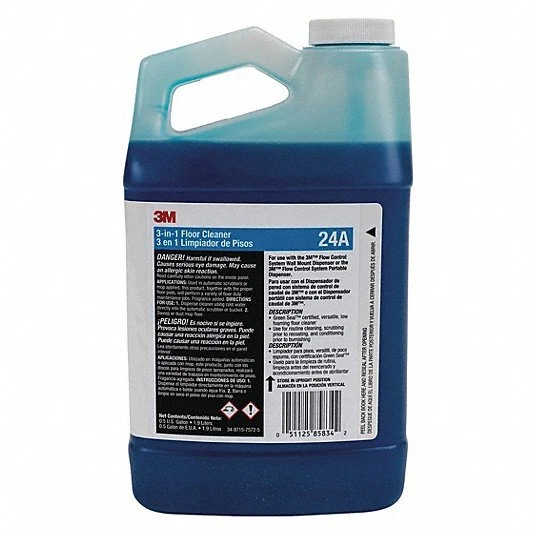 3M FCS (Flow Control System) 3-in-1 Floor Cleaner Concentrate 24A 0.5 G 1.9L - Image 1 of 1