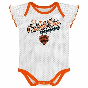 NFL Chicago Bears Baby Girl Bodysuit One Piece Creeper Size 3-6 Months - Picture 1 of 1