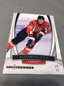 2007-2008 fleer hot prospects 6 alexander semin 