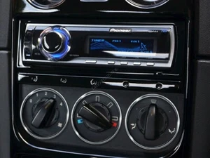 For MG TF 2001-2005    Polished Aluminium Heater dash panel Surrounds Rings x3 - Picture 1 of 8