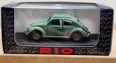 VW BEETLE COMMANDER 1943 VERDE MATE RIO PUERTAS DE APERTURA SL040 1:43 Hecho en Italia  Foto 1 de 4