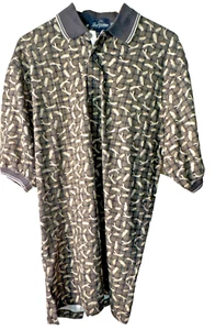 Jack Nicklaus Men's Golf Polo Shirt Print LT Large Tall Vintage NEW WITH TAGS - Picture 1 of 14