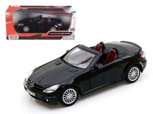 Mercedes Benz SLK55 AMG Convertible Black 1/24 Diecast Model Car by Motormax - Picture 1 of 1