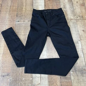 Mott & Bow Jeans Womens Black Denim Pants High Rise Skinny Stretch 25 x 28 - Picture 1 of 9