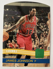 2010-11 Donruss JAMES JOHNSON Green Emerald Die-cut card