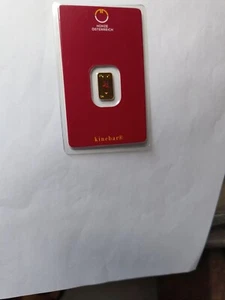 1 gram Austrian mint gold bar - Picture 1 of 2