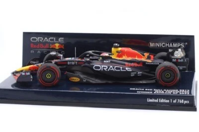 Red Bull RB19 Champion of The World Gp Bahrain 2023 Verstappen, MINICHAMPS 1:43 - Image 1 of 4
