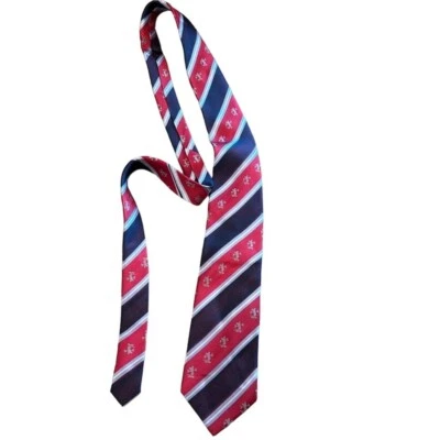 Corbata a rayas rojas y azules de Mickey Mouse de los parques de Disney Foto 1 de 4